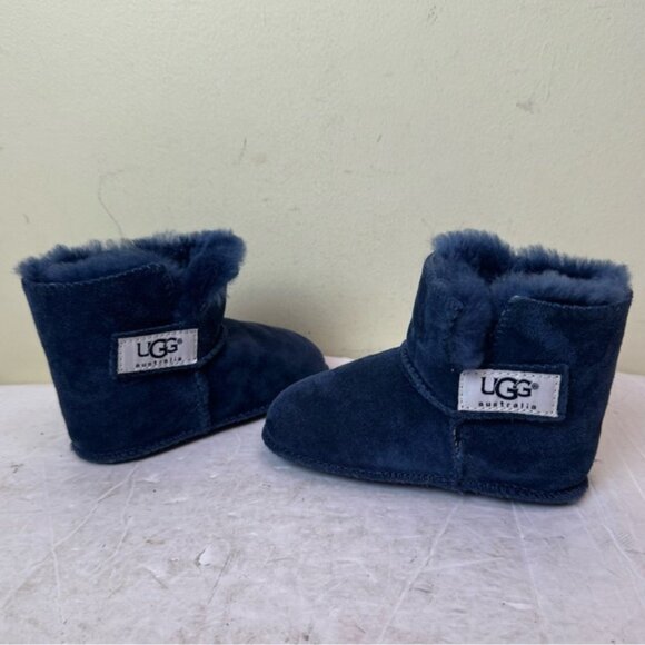 UGG Erin Sheepskin Classic Toddler Boot Slipper Fur Leather Kids Large 5202 - Picture 6 of 16